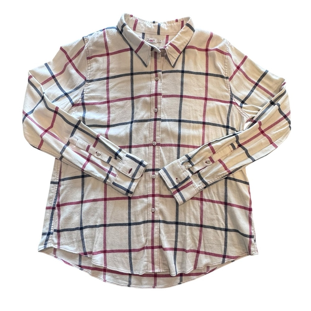 Faherty‎ Women's Legend Flannel Shirt Vail Pattern Sz XL
